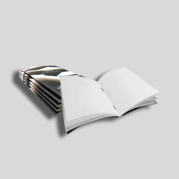 CENTER STAPLE BINDING OR SADDLE STITCH BINDING